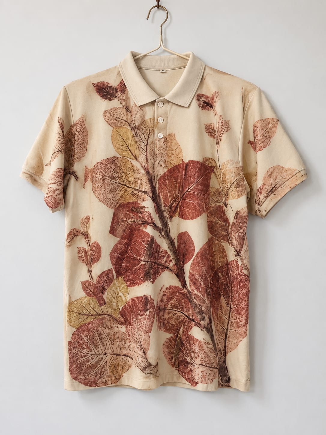 Polo Shirt Ecoprint Nature Series