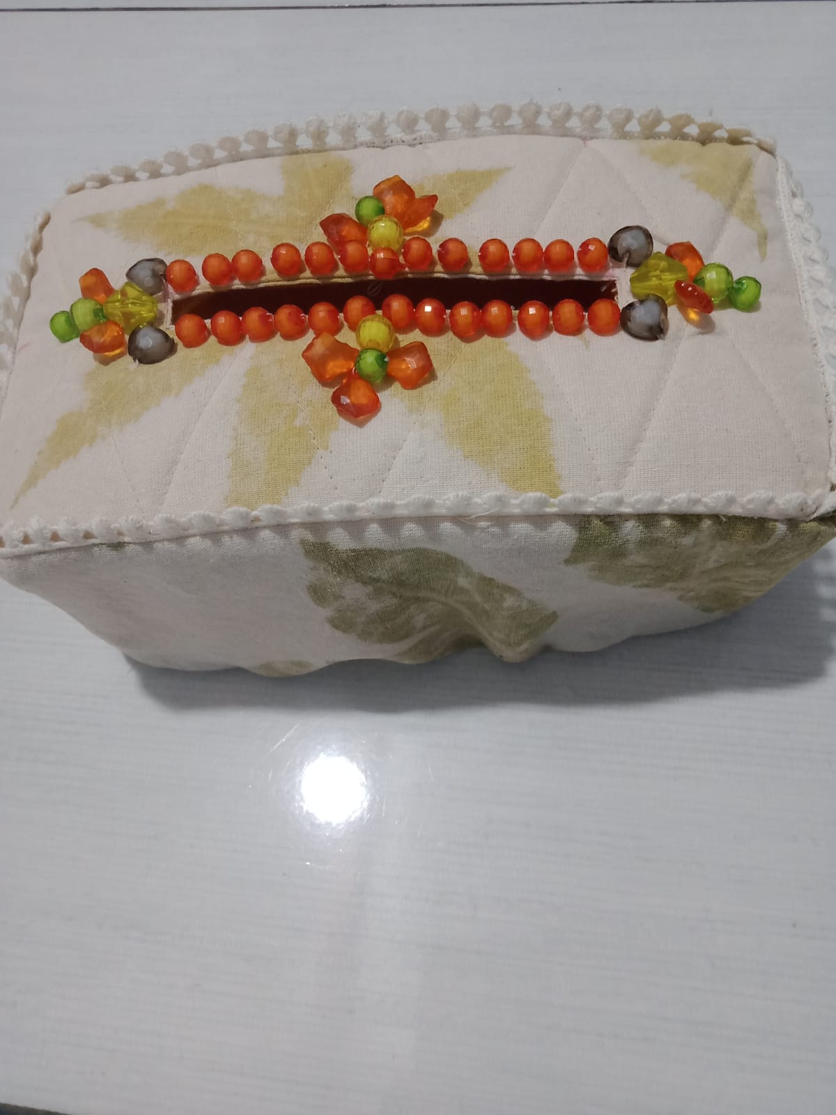 Tempat Tisu Ecoprint Floral